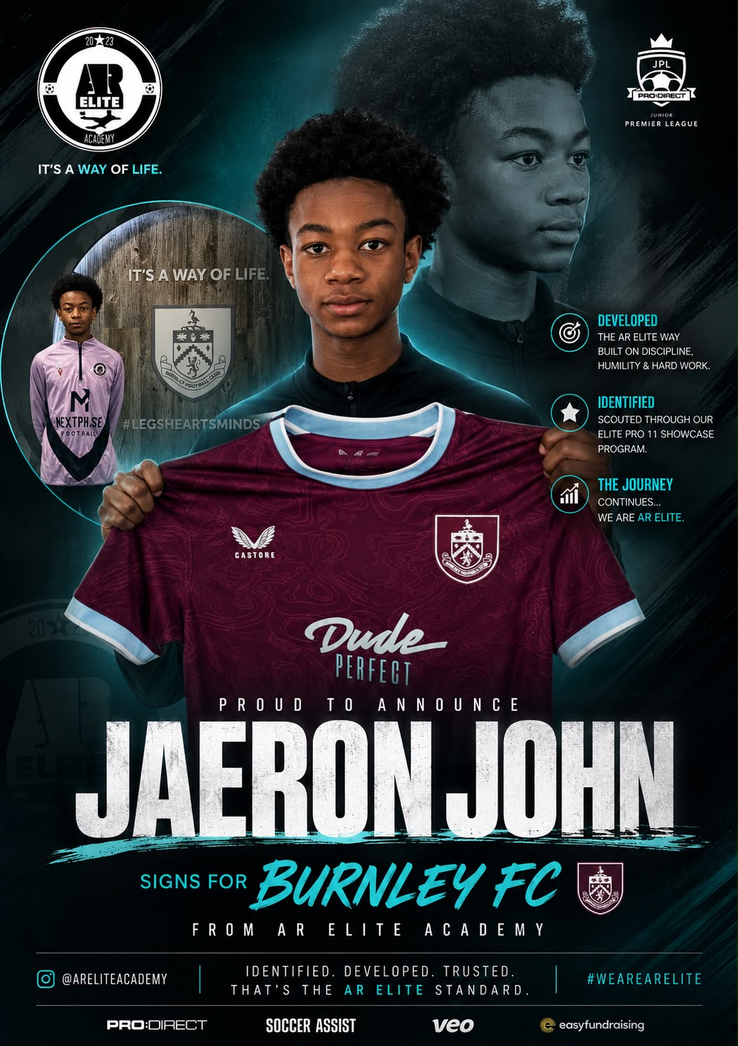 Jaeron John — AR Elite → Burnley FC
