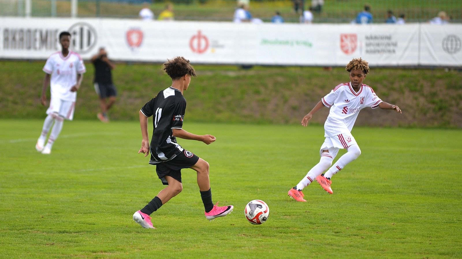 AR Elite Academy attacking move against Liverpool FC