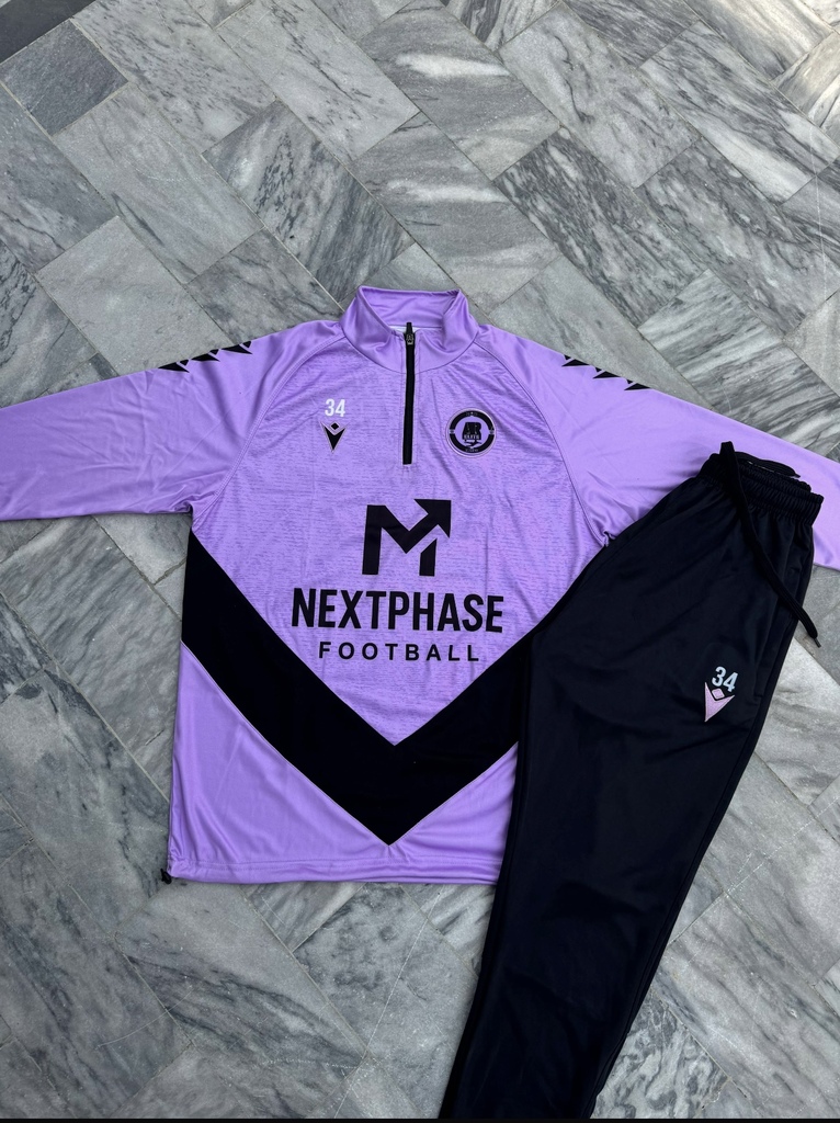 Replacing Bottoms for Quarter Zip — طقم تدريب Macron من AR Elite Academy