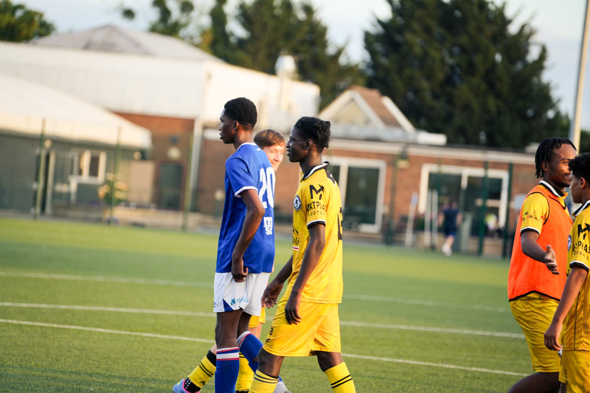 AR Elite players during the fixture against Ipswich