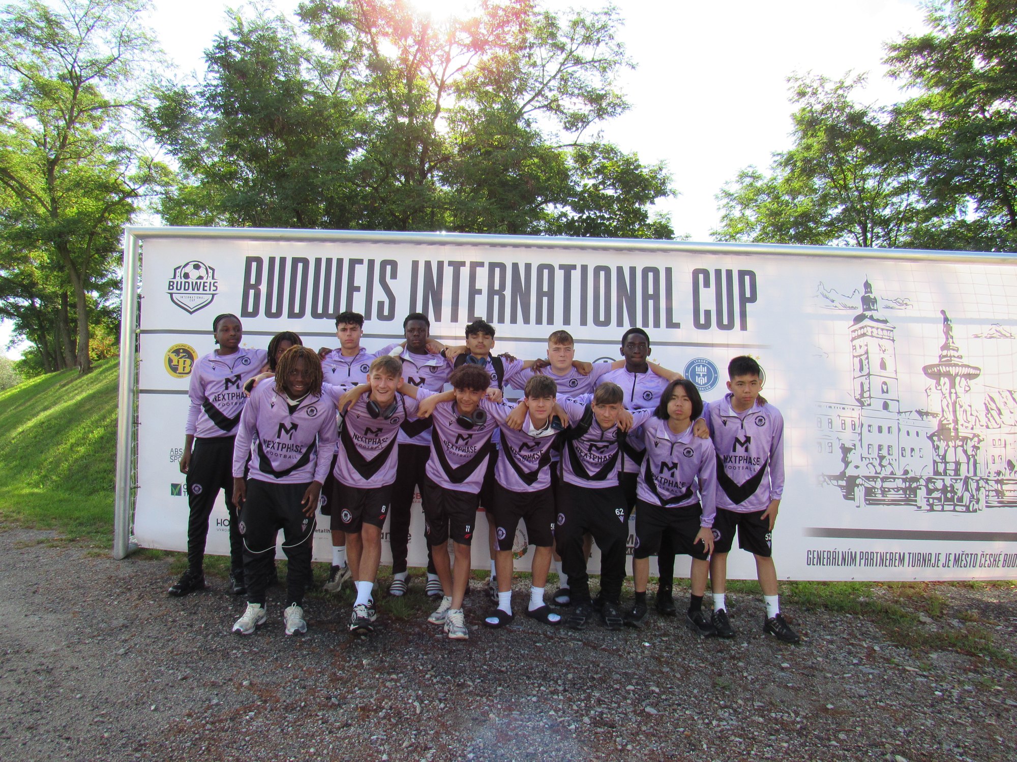 AR Elite Academy squad at the Budweis International Cup 2026